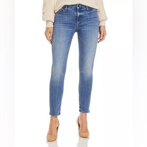 mother denim the looker ankle we the animals jeans sz 24 cotton stretch pants
